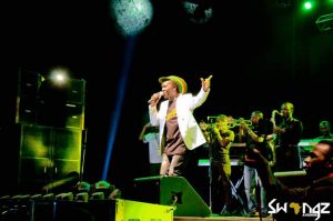 Moments as Tarus Riley Graced Swangz All Star Concert 