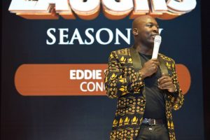 Congo's Eddie on stage