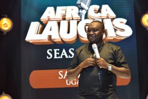 Ushering great African acts in Stand up comedy, Africa Laughs as hosted by Uganda's Patrick Salvador, the event unveiled rib-cracking moments by comedians from countries Uganda, Kenya, Rwanda, Zambia, Nigeria, Congo, among other.
